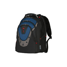 Рюкзак Ibex WENGER 17", черный/синий, полиэстер/ПВХ, 37 x 26 x 47 см, 23 л